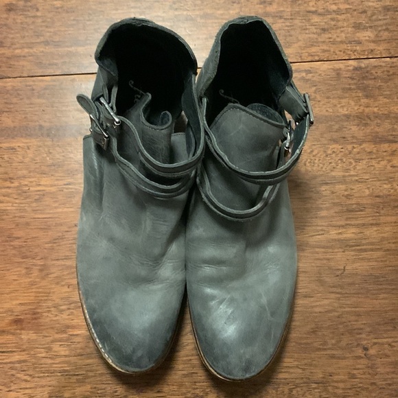 Free People Ankle Booties with buckles